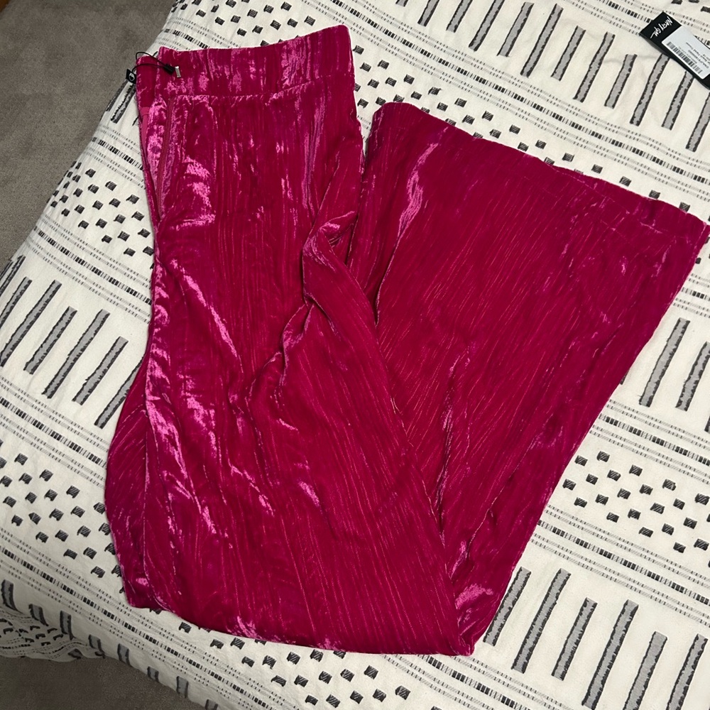 Nasty Gal Velvet Flares